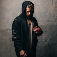Load image into Gallery viewer, Mission Zip-Up Hoodie - Blackout